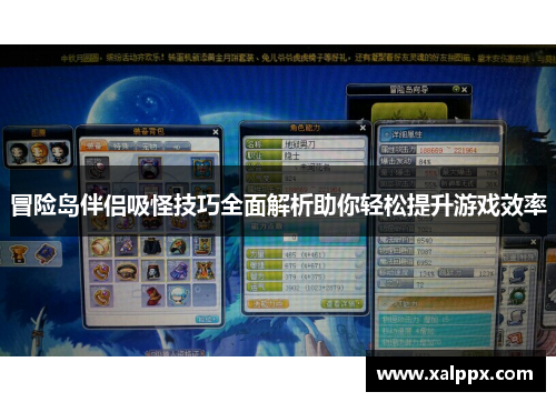 冒险岛伴侣吸怪技巧全面解析助你轻松提升游戏效率 冒险岛伴侣吸怪技巧全面解析助你轻松提升游戏效率